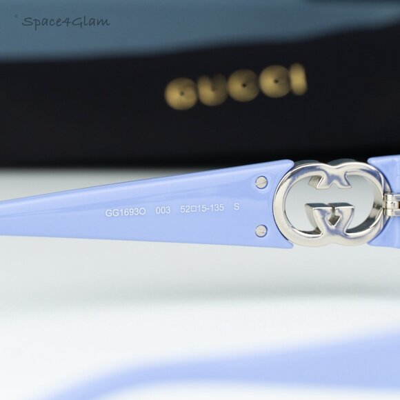 BRAND NEW Gucci GG1693O 003 Violet Demo Women Oval Eyeglasses GG 1693O - Picture 5 of 7